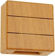 Immax 08522L - Lampada da parete per esterni LUXLINE LED/6W/230V 3000K IP54 rovere