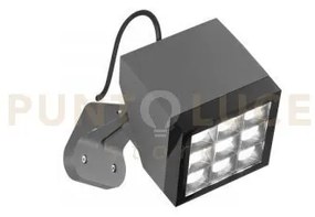 Faretto led pave antracite 26w 3500lm 3000k ip65 20,1x16,5x23,1cm