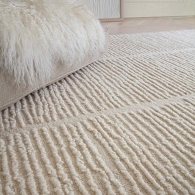 Tappeto in lana avorio tessuto a mano 120x170 cm Zennith Column - Asiatic Carpets