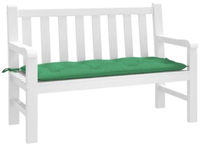 Cuscino Per Panca Verde 120x50x7 Cm İn Tessuto Oxford /