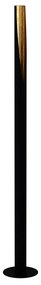 Piantana Moderna Barbotto Acciaio Nero 1 Luce Gu10 4,5W