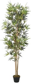 Albero Bambù Artificiale 1104 Foglie 180 Cm Verde /