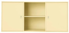 Cassettiera bassa giallo chiaro a sospensione 133x61 cm Mistral - Hammel Furniture