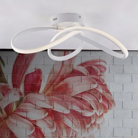 Plafoniera LED SMILLA Ø 45 cm bianco IP20 bianco naturale, 3100 lumen