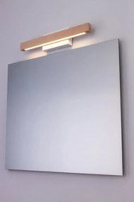 Applique LED scandinavo Dora bianco IP44, luce bianco caldo dimmerabile 490 lumen