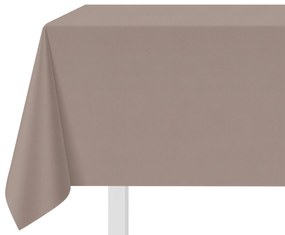 Tovaglia antimacchia 140x240 cm tinto filo tortora melange