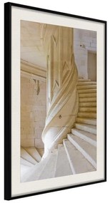 Poster  Winding Entrance  Cornice Quadri Cornice nera con pass-partout, Larghezza x Altezza Home decor 20x30