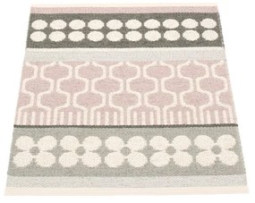 Tappeto da interno/esterno rosa chiaro/grigio 70x90 cm Asta Pale Rose – Pappelina
