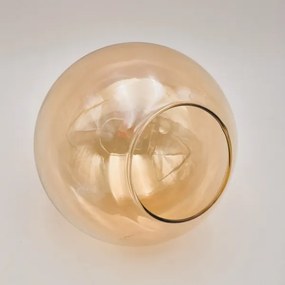 Lampadario a plafone MALENA 6xE14/5W/230V oro/nero/fumé beige