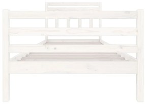 Giroletto bianco in legno massello 100x200 cm