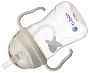 Tazza con cannuccia - beige 240 ml