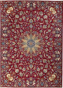 Najafabad Tappeto persiano 440 x 320 Rosso (Iran) Annodato A Mano