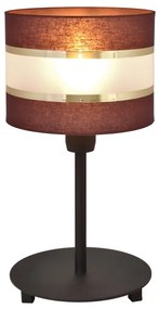 Lampada da tavolo HELEN 1xE27/15W/230V marrone/nero/oro