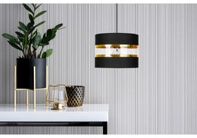 Lampadario a sospensione con filo LIND 1xE27/60W/230V nero