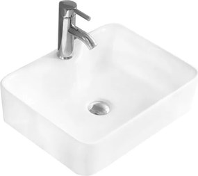 Mexen Eva lavabo da appoggio 48 x 37 cm, bianco - 21424900