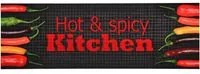 Tappetino da Cucina Lavabile Hot & Spicy 60x300 cm 315957