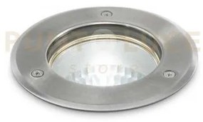 Park round segnapasso spot da incasso 1 luce attacco e27 acciaio ip...