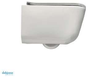 Kerasan "Tribeca" Wc Sospeso Bianco Lucido Senza Brida