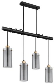 Globo 15564-4H - Lampadario a sospensione con filo FANNI 4xE27/40W/230V