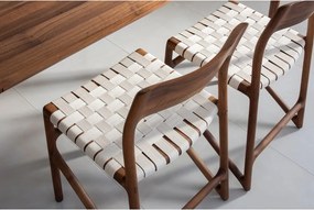 Sedia da pranzo marrone/color crema Fawn – Gazzda