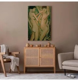 Quadro - Zwei Mädchen (Otto Mueller) Su tela italiana 80x120