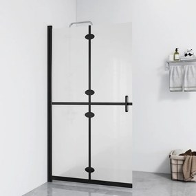 Parete Per Doccia Walk-in Pieghevole İn Vetro Esg 110x190 Cm /