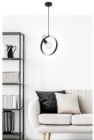 Lampadario a sospensione con filo NEXO 1xE27/40W/230V nero