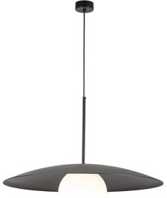 Lampadario a sospensione con filo SLATE 1xE27/15W/230V diametro 65 cm nero