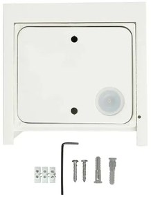 Applique LED da esterno LED/11W/230V 4000K IP65 bianco
