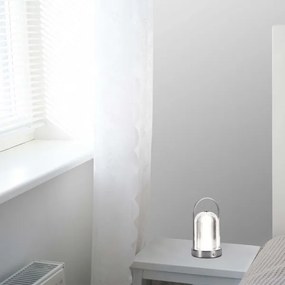 Lampada da tavolo LED dimmerabile LED/1W/5V 3000-6000K 1800 mAh cromo