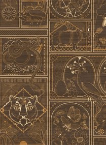Moooi for Arte Carta da parati Golden Tiger - Makore