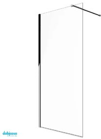 Ponsi Walk-In Da 118-120 cm "Rex" Cristallo Temperato Trasparente Da 8 mm Profili Cromo Lucido