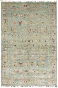 Samarkand Tappeto orientale 150 x 220 Grigio (Pakistan) Annodato A Mano