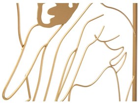 Decorazione murale in metallo 60x80 cm Hands on Face - Mauro Ferretti