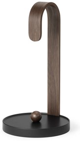 Portarotolo da cucina verticale in legno nero ø 17 cm Bellwood – Umbra