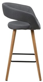 Set di 2 sgabelli da bar grigio scuro Gill - Actona