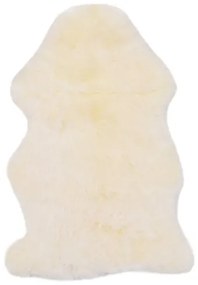 Tappeto in Pelle di Montone 60x90 cm Bianco