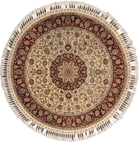 Hereke Tappeto orientale 90x90 Beige (Cina) Annodato A Mano