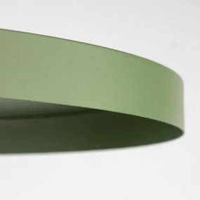 Lampadario a sospensione con filo SILA 1xE27/15W/230V diametro 40 cm verde