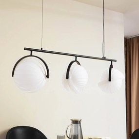Lampada a sospensione Helva Lucande, dimmerabile, Bianco / Opale, Soggiorno / Sala da pranzo, Plastica, Scandinavo, Lampada a sospensione