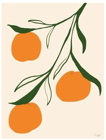 Poster 30x40 cm Orange – Anna Mörner – The Poster Club