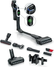 Bosch BCS1041WAC Scopa elettrica, Unlimited 10, Bianco