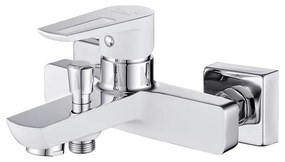 Cersanit S951-008 - Rubinetto vasca da bagno MILLE bianco/cromo lucido