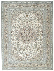 Kashan Tappeto 300 x 390 Beige (Iran) Annodato A Mano