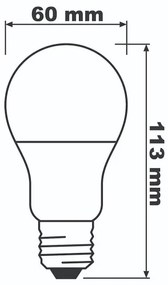 Lampadina LED ECO E27/8,5W/230V 4000K 806lm