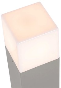 Lampada da esterno 50 cm grigia con picchetto a terra e manicotto per cavi - Denmark