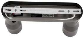 Faretto da soffitto rotondo colore canna di fucile GU10 50 mm 2 luci - Stanley