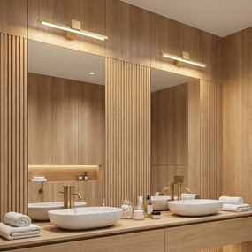 Applique da bagno LED SWE043-1W 40cm GOLD BRUSH