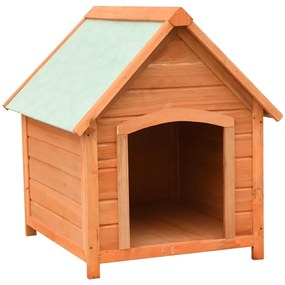 Cuccia Per Cani İn Legno Massello Di Pino E Abete 72x85x82 Cm /