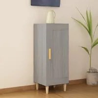 Credenza Grigio Sonoma 34,5x34x90 cm in Legno Multistrato 817433